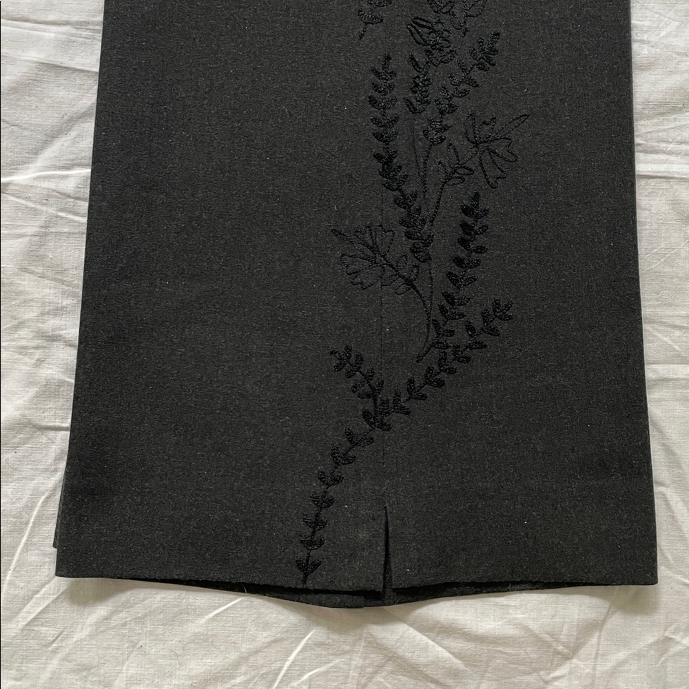 Dressy Flared Gray Pants/Slacks SZ 12